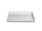 27" x 29" Plastic Washing Machine Pan with 1" Drain Connection (undrilled)
