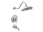 Moen TS32104, Tub and Shower Faucet Trim, 9" Diameter Spray Head, Chrome, 2.5 gpm, Weymouth Collection