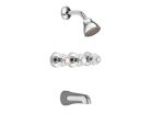 Moen 2995EP, Standard Tub and Shower, 2-1/2" Diameter Spray Head, Chrome, 1.75 gpm, Chateau Collection