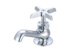 Central Brass 0239-P, Single-Handle Basin faucet, Plain End, Chrome, 1.5 gpm