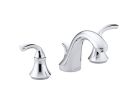 Kohler K10272-4-CP, Two-Handle Widespread Bathroom Sink Faucet with Sculpted Lever Handles, 8" - 16" Center, Chrome, 1.2 gpm, forte Collection