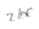 Kohler K454-4V-CP, Two-Handle Widespread Bathroom Sink Faucet with Deco Lever Handles, 8" - 16" Center, Chrome, 1.2 gpm, Memoirs Collection