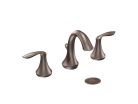Moen T6420ORB, Two-Handle Widespread High Arc Bathroom Faucet, 8" - 16" Center, Oil-Rubbed Bronze, 1.5 gpm, Eva Collection
