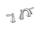Moen T6620, Two-Handle Widespread High Arc Bathroom Faucet, 8" - 16" Center, Chrome, 1.5 gpm, Brantford Collection