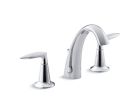 Kohler K45102-4-CP, Two-Handle Widespread Bathroom Sink Faucet, 8" - 16" Center, Chrome, 1.2 gpm, Alteo Collection