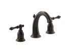 Kohler K13491-4-2BZ, Two-Handle Widespread Bathroom Sink Faucet, 8" - 16" Center, Oil-Rubbed Bronze, 1.2 gpm, Kelston Collection
