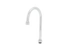 TandS Brass 133XM, Swing Gooseneck with Stream Regulator Outlet, 5-11/16" Gooseneck Spout, Chrome, 23.6 gpm