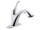 Deck Mounted Single Handle Laundry Faucet with Metal Handle, 4 GPM, Chrome Plated