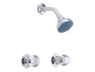 Gerber 58-460, Two-Handle Shower Fitting, 8" Center, Chrome, 1.75 gpm, Hardwater Collection