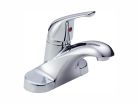 Delta B501LF, Single-Handle Centerset Bathroom Faucet Drain not Included, 4" Center, Chrome, 1.5 gpm, Foundations Collection