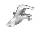 Moen L4621, Single-Handle Centerset Bathroom Faucet with Metal Pop-Up Drain, 4" Center, Chrome, 1.5 gpm, Chateau Collection