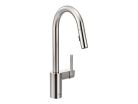 Moen 7565, One-Handle High Arc Pulldown Kitchen Faucet, 7-1/2" Spout Reach, Chrome, 1.5 gpm, Align Collection