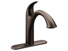 Moen 7545ORB, One-Handle Low Arc Pullout Kitchen Faucet, 9-3/4" Spout Reach, Oil-Rubbed Bronze, 1.5 gpm, Camerist Collection