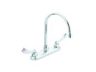 Moen 8289, Two-Handle Kitchen Faucet, 8" Spout Reach, Chrome, 1.5 gpm, M-Dura Collection