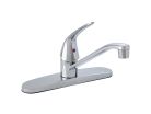 Gerber 40-210-W, Single-Handle Centerset Kitchen Faucet without Spray, 8" Center, Chrome, 1.75 gpm, Maxwell Collection