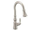 One-Handle High Arc Pulldown Kitchen Faucet, Stainless, Wynford Collection