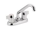 Moen 74998, Two-Handle Low Arc Laundry Faucet, 5-1/2" Spout, Chrome, 2.2 GPM, Chateau Collection