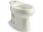 Kohler K4198-96, Classic Toilet Bowl, Biscuit, Elongated, Wellworth Series