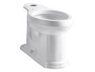 Kohler K4397-0, Comfort Height Toilet Bowl, White, Elongated, Devonshire Series