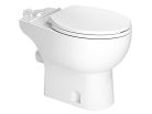 Saniflo 087, Two-Piece Toilet Bowl with Seat, White, Elongated, 1.28 gpf, Watersense Series