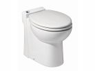 Saniflo 023, One-Piece Dual Flush Toilet System with Macerator Pump, SaniCOMPACT Series