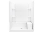 Sterling 72290100-0, 60" x 36" Complete Seated Shower and Shower Wall Set, White, Accord Collection
