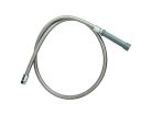 TandS Brass B-0044-HMS, 44" Flexible Hose with Adapter, Stainless Steel, Female x Female
