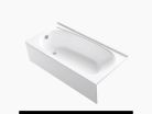 Sterling 71041120-0, 60" x 29" Bath, Right-Hand Drain, White, Performa Collection