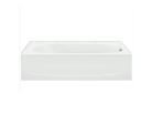 Sterling 71041120-96, 60" x 29" Alcove Bath, Right-Hand Drain, Biscuit, Performa Collection