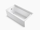 Sterling 71171110-0, 60" x 30" Ergonomic Bath Tub, Left-Hand Drain, White, Ensemble Collection