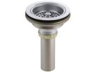 Kohler K8801-CP, 1-1/2" x 4" Sink drain and strainer with tailpiece, Chrome